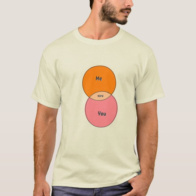 Camiseta Diagrama de venta NSFW Me You (Anverso)