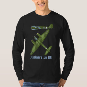 Camiseta Diagrama del avión de bombarderos rápidos Ww2 alem