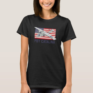 Camiseta Diagrama del hidroavión estadounidense PBY Catalin