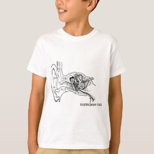 Camiseta Diagrama del oído