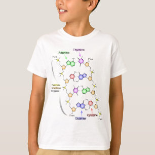 Camiseta Diagrama detallado de la estructura química de la