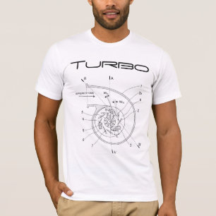 Camiseta Diagrama esquemático de Turbo