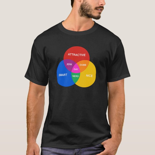 CAMISETA DIAGRAMA GAY VENN (Anverso)
