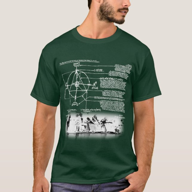 Camiseta Diagramas esquemáticos de una máquina culpable (Anverso)