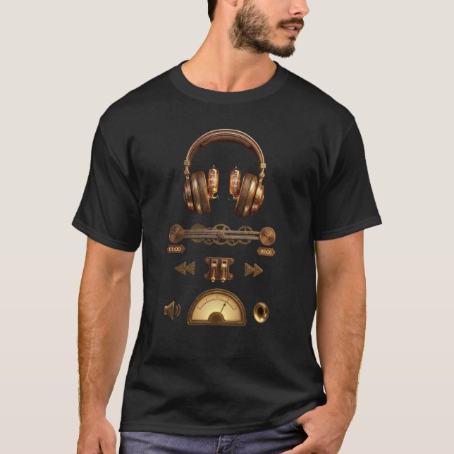 Camiseta Dial de Música Antiguo (Anverso)