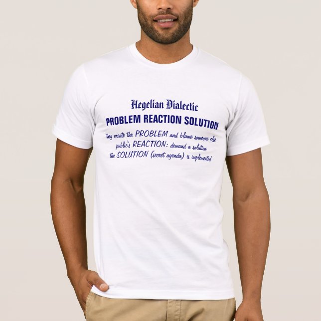 Camiseta Dialéctica hegeliana (Anverso)