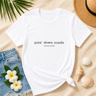Camiseta Dialecto Caimano Divertido Bajando Yanda
