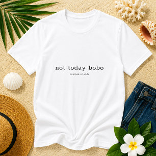 Camiseta Dialecto Caimano Divertido 'No Hoy Bobo'