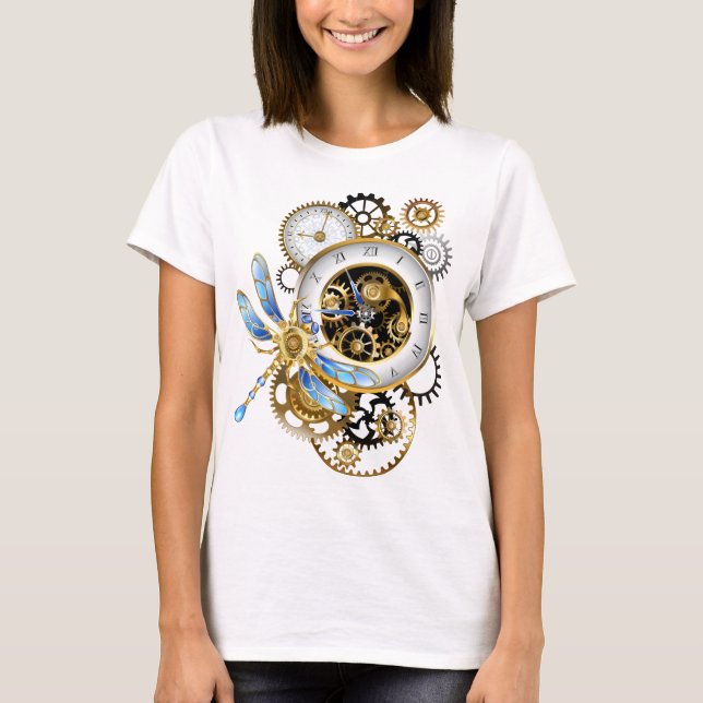 Camiseta Diales de vapor con libélula (Anverso)