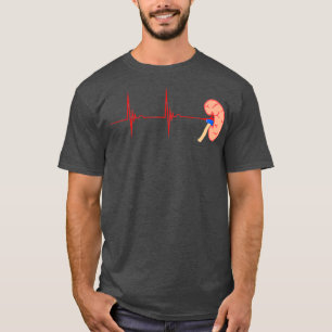 Camiseta Diálisis de órganos riñones Enfermera de latido de