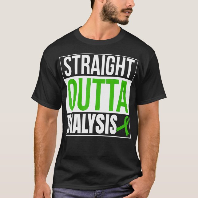 Camiseta Diálisis de salida directa Diálisis enfermedad ren (Anverso)