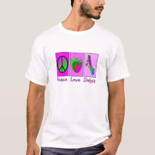 Camiseta Diálisis del amor de la paz