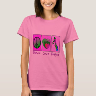 Camiseta Diálisis del amor de la paz
