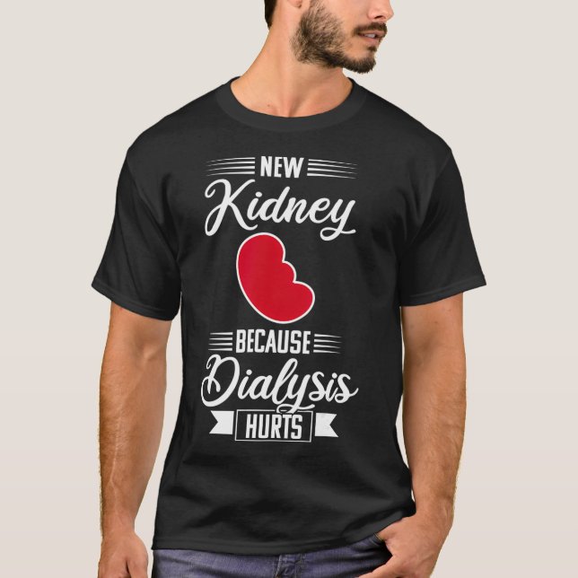 Camiseta Diálisis del trasplante renal Recuperación diverti (Anverso)