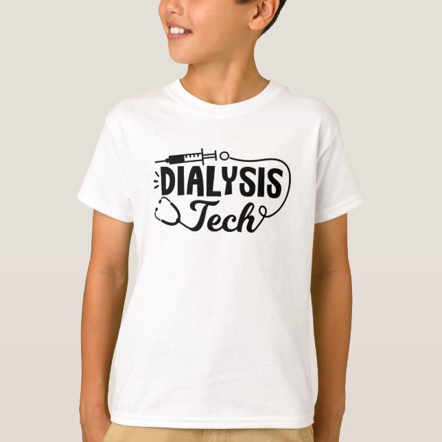 Camiseta Diálisis Diálisis técnica Enfermería técnica de ne (Anverso)