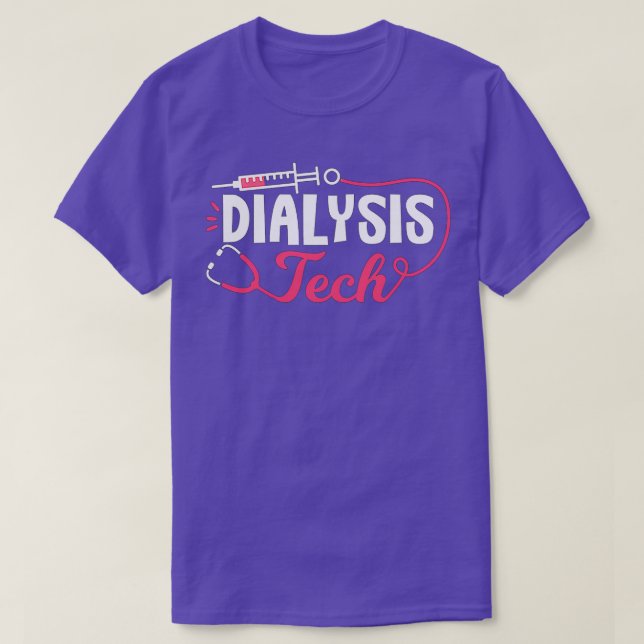 Camiseta Diálisis Diálisis técnica Enfermería técnica Nefro (Diseño del anverso)