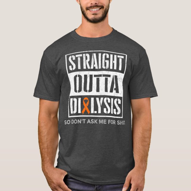 Camiseta Diálisis directa externa Chistes divertidísimos pa (Anverso)
