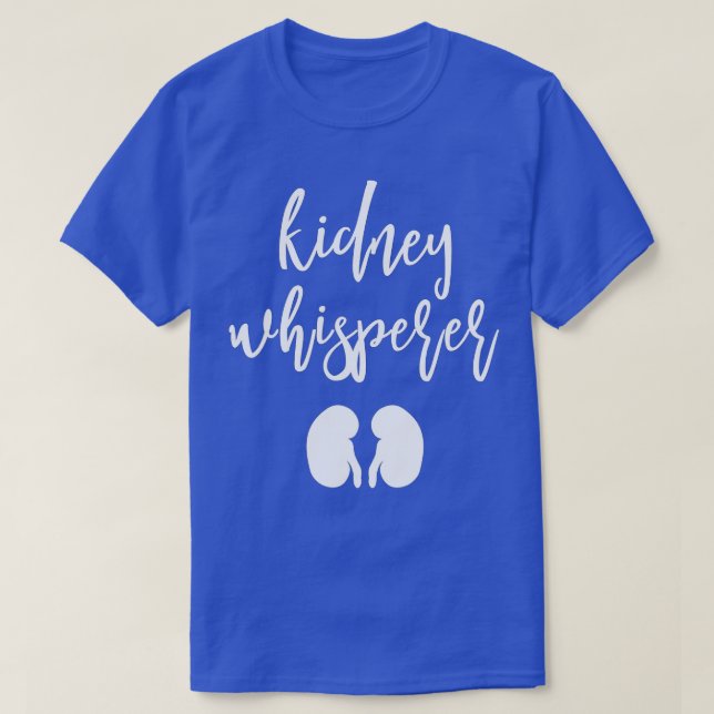 Camiseta Diálisis divertida Regalos para pacientes Riñón Wh (Diseño del anverso)