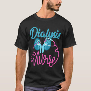 Camiseta Diálisis Enfermera Nefrología Equipo de Enfermería