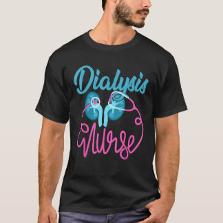 Camiseta Diálisis Enfermera Nefrología Equipo de Enfermería