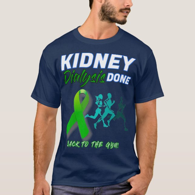 Camiseta Diálisis renal devuelta al paciente con Gym (Anverso)