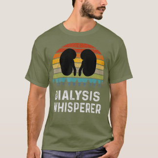 Camiseta Diálisis renal Enfermera susurradora Retro Vintage