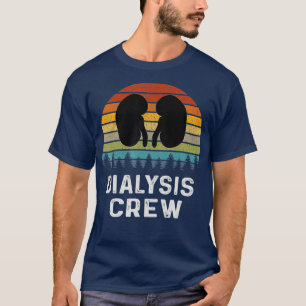 Camiseta Diálisis renal Enfermería vintage retro de enferme