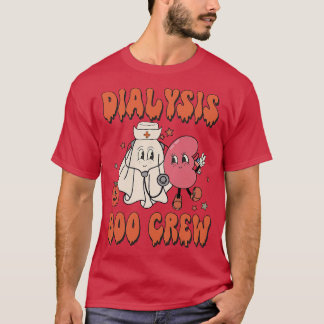 Camiseta Diálisis retro Enfermera de diálisis boo Enfermera