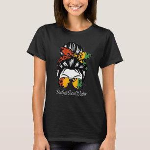 Camiseta Diálisis Trabajadora Social Mujeres Desordenada Hi