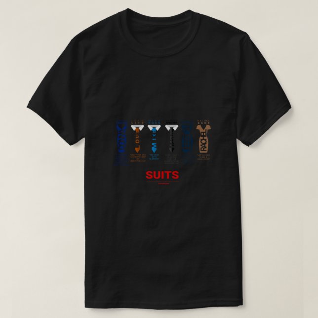 CAMISETA DIÁLOGO DE SUITS - FAMILIA ADECUADA (Diseño del anverso)