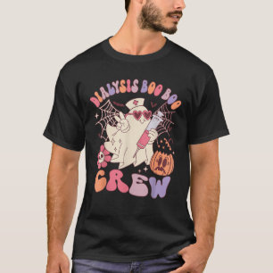 Camiseta Dialysis Boo Crew Graciosa Nefrología Enfermera Ha