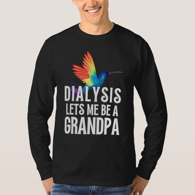 Camiseta Dialysis Lets Me Be A Grandpa Inspirational Men s (Anverso)