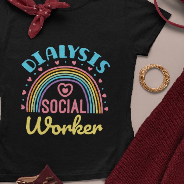 Camiseta Dialysis Social Worker Renal LCSW  (Subido por el creador)