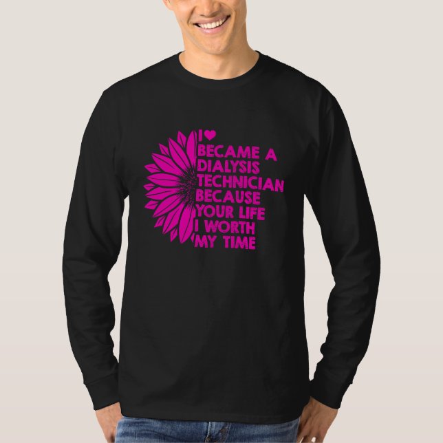 Camiseta Dialysis Technician My Time Nephrology Tech (Anverso)