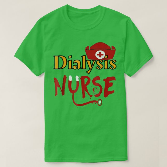 Camiseta Dialysis Technician Nephrology Nurse Christmas 202 (Diseño del anverso)