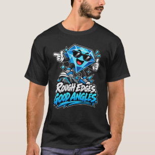 Camiseta Diamante: bordes ásperos, buenos ángulos