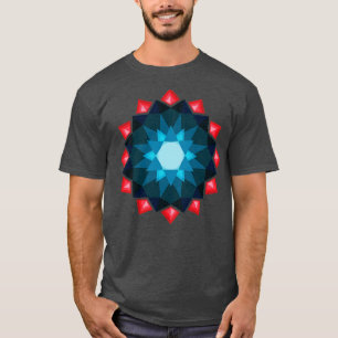 Camiseta diamante crystal mandala