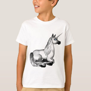 Camiseta Diamante de los ojos azules del unicornio