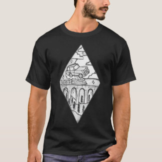 Camiseta Diamante mágico del coche volador