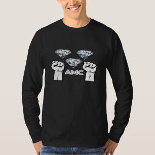 Camiseta Diamante Manos Amc - Cohete A La Luna