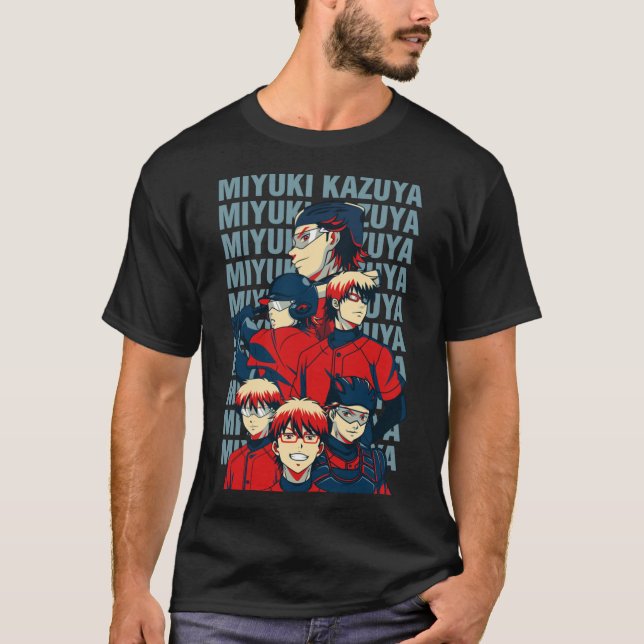 Camiseta Diamante No Ace Miyuki Kazuya Catcher   (Anverso)