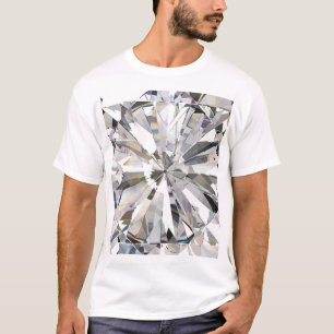 Camiseta Diamante realista: Cierre 3D