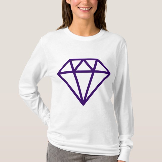 Camiseta Diamante simple (Anverso)