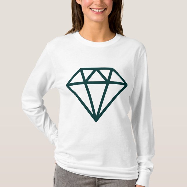 Camiseta Diamante simple (Anverso)