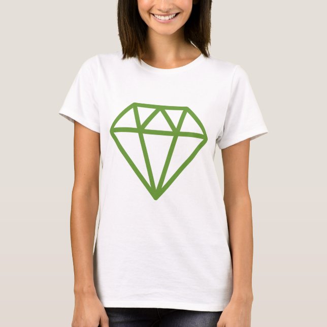 Camiseta Diamante simple (Anverso)