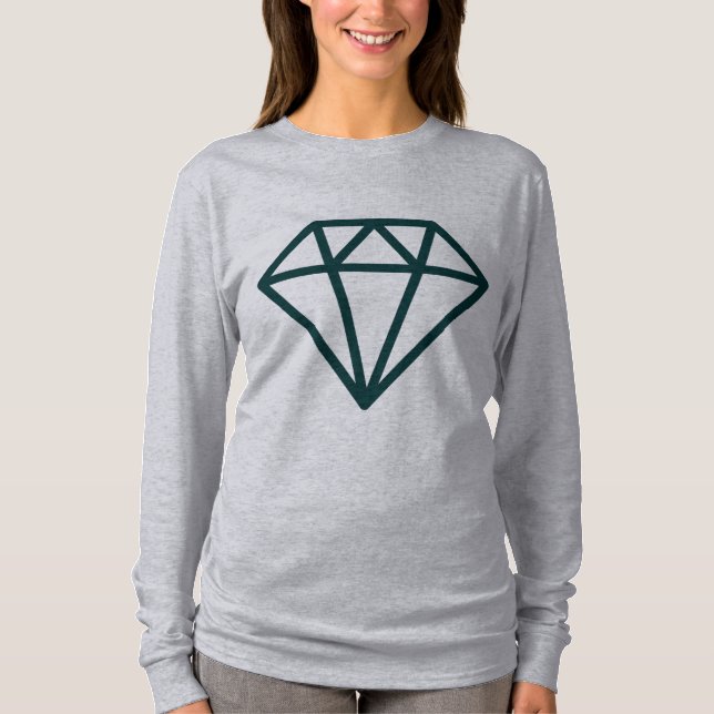 Camiseta Diamante simple (Anverso)