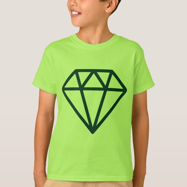 Camiseta Diamante simple (Anverso)