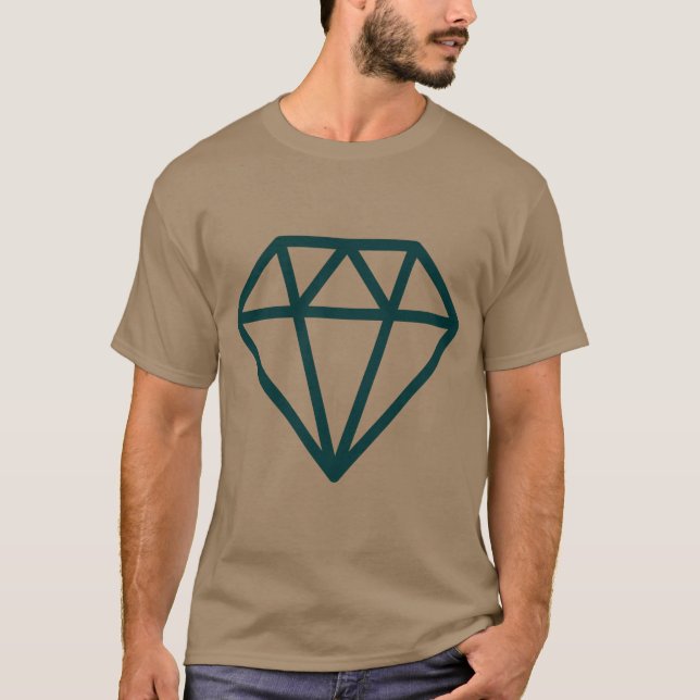 Camiseta Diamante simple (Anverso)
