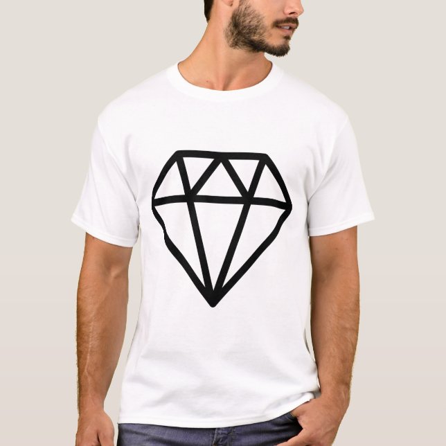Camiseta Diamante simple (Anverso)