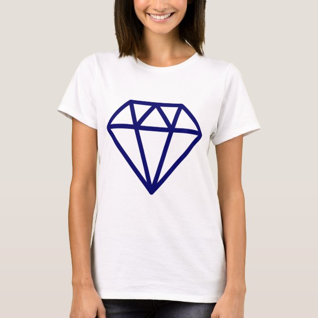Camiseta Diamante simple (Anverso)